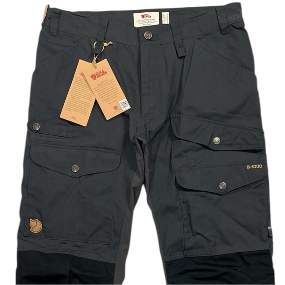 NWT FJALLRAVEN Vidda Pro Ventilated Trouser Men’s 32 x 32 in Dark Grey / Black - Picture 4 of 10
